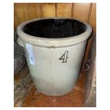 4 Gallon Straight Sided Storage Crock