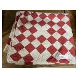 Vintage Block Pattern Quilt