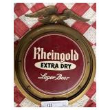 Rheingold Wooden Beer Advertisement
