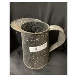 Early Enamelware Pitcher