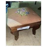 Needlepoint Footstool