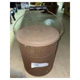 Cylindrical Tin Canister