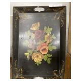 Toll Ware Decorated Tray