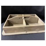 Primitive Wooden Divided Tray