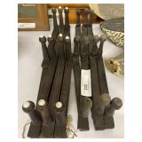 (2) Vtg. Expanding Hat Racks