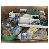 Sewing Items, Change Purse, Buttons, etc.