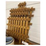 Vtg. Folk Art Letter Holder