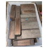 (11) Vtg. Wooden Cigar Boxes