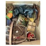 Baskets, Ceramic Bull, Print, etc.