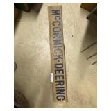 McCormick-Deering Wooden Sign