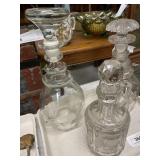 (3) Stoppered Glass Bottles