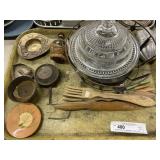 Aluminumwares, Metalware, Clear Dish, etc.