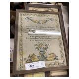 (2) Prints- Windmill & Modern Sampler