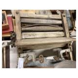 Vtg. Wringer Washer Wooden Top