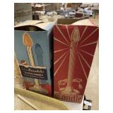 (2) Vintage Christmas Candles