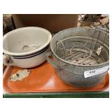 Agate Canner Insert, Ironstone Chamber Pot