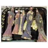 (4) Wise Man, Mary & Joseph