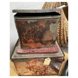 (2) Advertising Tins- Tiger, etc.