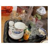 Glass Basket, Misc. Glassware