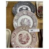 (3) Transfer Scenic Plates