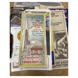 Vintage Traveling Road Maps