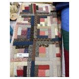 Vintage Block Pattern Quilt