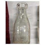 Maple Lawn Dairy 1 Pt. Milk Bottle