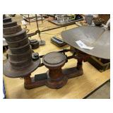 19th Cent. Cast Metal Countertop Scale