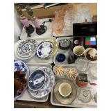 Oriental Table Lights, Transferware, Turks Mold,