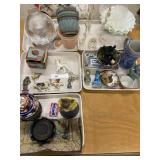 Cast Metal Figurines, Emergency Light, Lamp Shade,