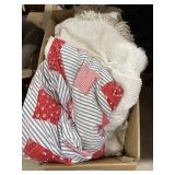 Chenille Bedspread,  Blankets, etc.