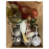 Labeler, Camera, Alabaster Carved Tray, Fluid