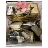 Jewelry Box, Costume Jewelry, Purses, Pillow,