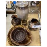 Rockingham Glazed Pie Plate, Turks Mold,