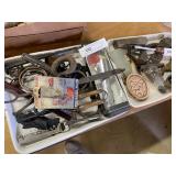 Exacto Tool, Flesh Fork, Cane Handle, Bell,