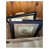 Framed Advertisements, Photographs, N. Curier