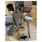 Stick Pins, Match Safe, Wall Pocket, Wooden