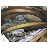 (2) Glass Oval Framed Mirrors, Misc. Glass