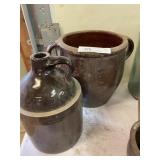 Double Handled Storage Crock & Jug Crock