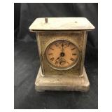 Early Metal Cased Mantle Clock