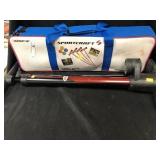 Bicycle Pump and Croquet Set