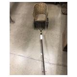 Primitive Wicker Pull Behind Doll Carriage