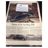 Approximately 20 Ads for Lincoln, Lincoln Zephyr