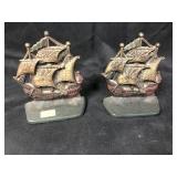 2 Early Cast Metal Bookends