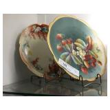 2 Limoge Decorative Plates