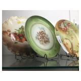 Limoge and German Decorative Plates