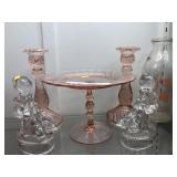 Milk Bottle, Contemporary Pink Depression Glass