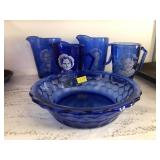 Shirley Temple Cream Pitchers and Bowl