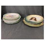 9 Assorted German and Bavarian Plates