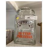 Glass Pretzel Canister